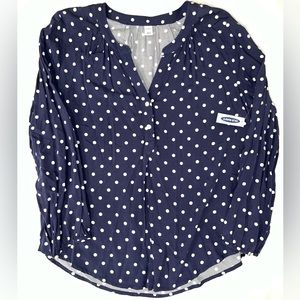 Old Navy Polka Dot Blouse